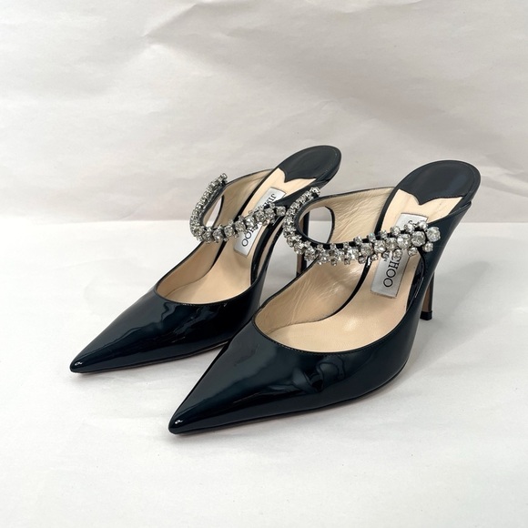 Jimmy Choo Patent Leather Bing 100 Heels - Picture 6 of 10